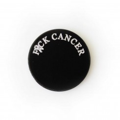 F Cancer Engraved Plate